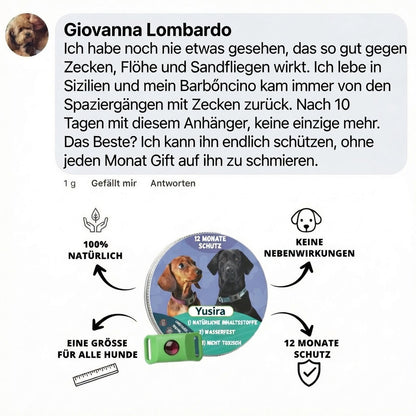 Natürlicher Anti-Parasiten-Anhänger für Hunde